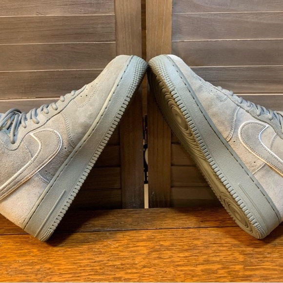 Nike Air Force 1 High Top Sneakers - Olive Stucco - Picture 7 of 15